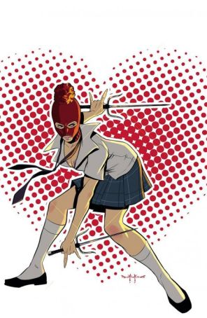 Ninjettes (2nd Series) 2G published by Dynamite with cover art by Pasquale Qualano