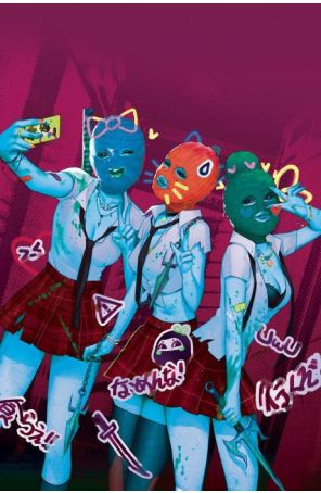 Ninjettes (2nd Series) 2K published by Dynamite with cover art by Leirix