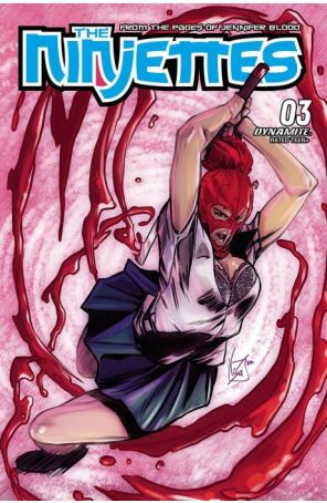 Ninjettes (2nd Series) 3C published by Dynamite with cover art by Vincenzo Federici