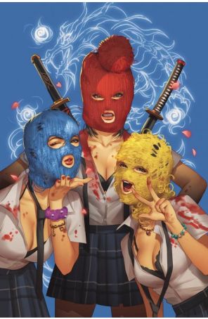 Ninjettes (2nd Series) 4I published by Dynamite with cover art by Leirix