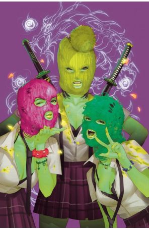 Ninjettes (2nd Series) 4K published by Dynamite with cover art by Leirix