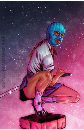 Ninjettes (2nd Series) 5F published by Dynamite with cover art by Vincenzo Federici