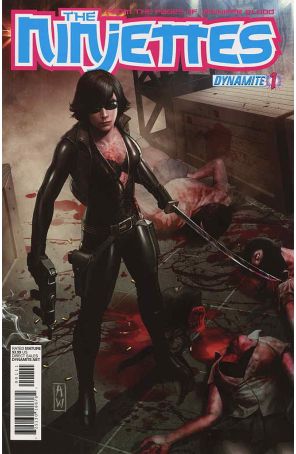 The Ninjettes 1A published by Dynamite with cover art by Admira Wijaya