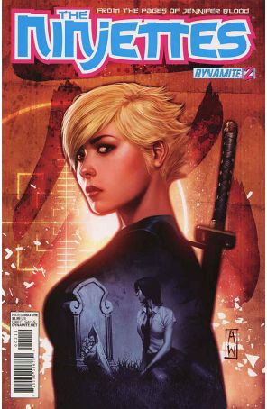 The Ninjettes 2A published by Dynamite with cover art by Admira Wijaya