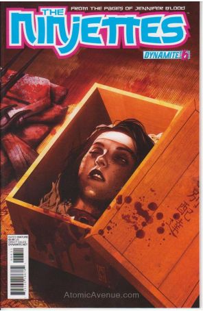 The Ninjettes 6A published by Dynamite with cover art by Admira Wijaya