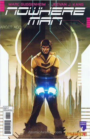 Nowhere Man 4 published by Dynamite with cover art by Jeevan Kang