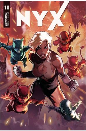 Nyx (Dynamite) 10B published by Dynamite with cover art by Fernando Dagnino