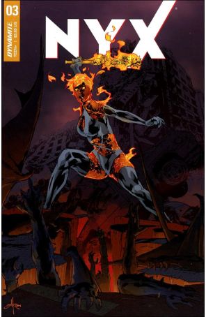 Nyx (Dynamite) 3L published by Dynamite with cover art by Mel Rubi