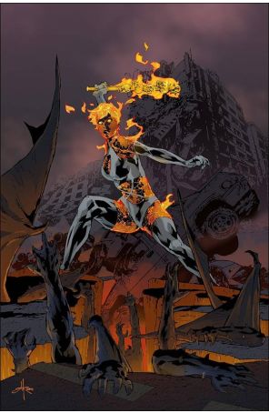 Nyx (Dynamite) 3M published by Dynamite with cover art by Mel Rubi
