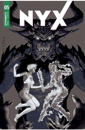 Nyx (Dynamite) 5E published by Dynamite with cover art by Giuseppe Matteoni