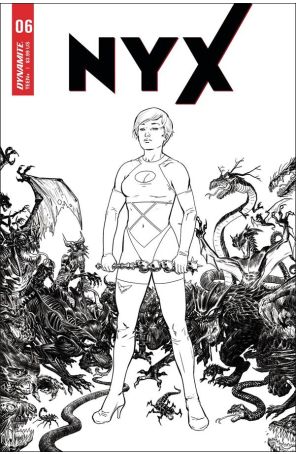 Nyx (Dynamite) 6E published by Dynamite with cover art by Alvaro Lopez
