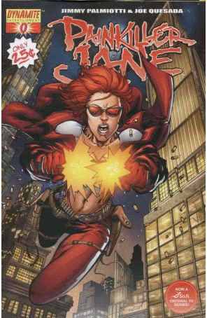 Painkiller Jane (Vol. 2) 0A published by Dynamite with cover art by Ron Adrian