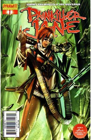 Painkiller Jane (Vol. 2) 1B published by Dynamite with cover art by Stjepan Sejic