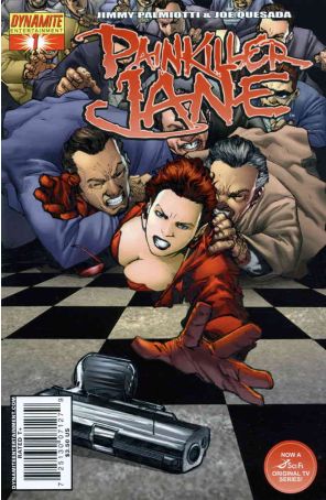 Painkiller Jane (Vol. 2) 1C published by Dynamite with cover art by Georges Jeanty