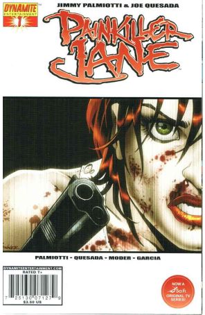 Painkiller Jane (Vol. 2) 1D published by Dynamite with cover art by Amanda Conner