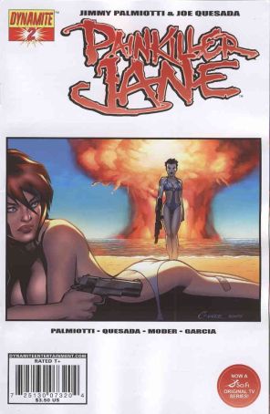 Painkiller Jane (Vol. 2) 2A published by Dynamite with cover art by Amanda Conner