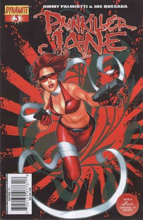 Painkiller Jane (Vol. 2) 3B published by Dynamite with cover art by Alecia Rodriguez