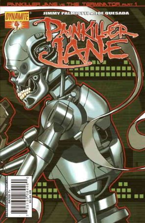 Painkiller Jane (Vol. 2) 4B published by Dynamite with cover art by Alecia Rodriguez