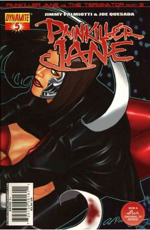 Painkiller Jane (Vol. 2) 5B published by Dynamite with cover art by Alecia Rodriguez