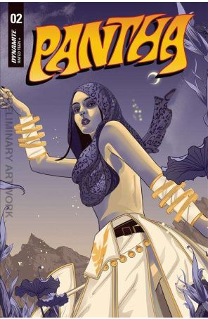 Pantha (2nd Series) 2B published by Dynamite with cover art by Vincent Aseo