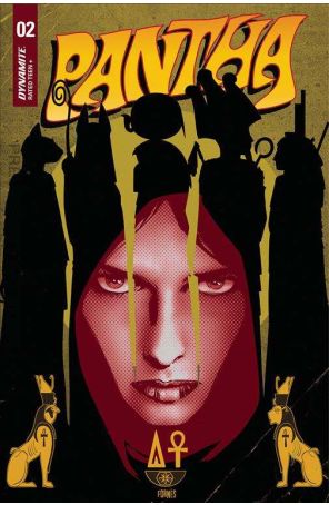 Pantha (2nd Series) 2D published by Dynamite with cover art by Jorge Fornes