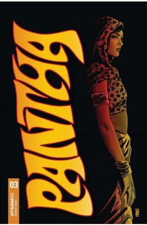 Pantha (2nd Series) 3D published by Dynamite with cover art by Jorge Fornes