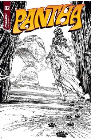 Pantha (2nd Series) 3F published by Dynamite with cover art by Elena Pianta