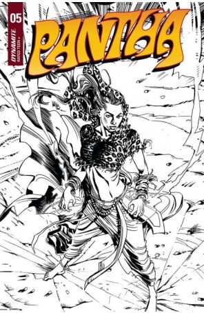 Pantha (2nd Series) 5F published by Dynamite with cover art by Elena Pianta