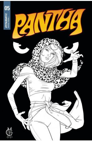 Pantha (2nd Series) 5N published by Dynamite with cover art by Giuseppe Matteoni