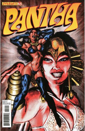 Pantha 3 published by Dynamite with cover art by Mark Texeira