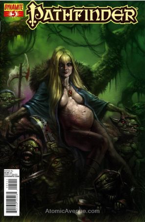 Pathfinder (Dynamite) 5B (with poster) published by Dynamite with cover art by Lucio Parillo