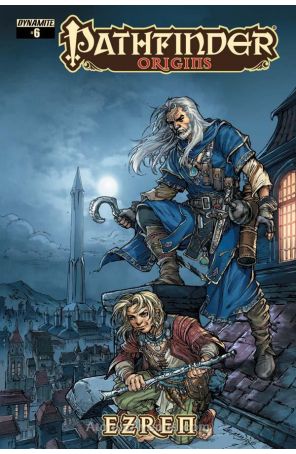 Pathfinder Origins 6B (with poster) published by Dynamite with cover art by Leandro Oliveira