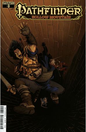 Pathfinder: Hollow Mountain 3A published by Dynamite with cover art by James Boyle