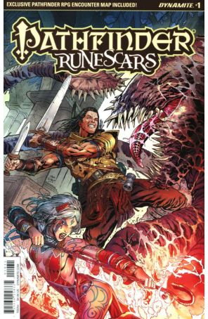 Pathfinder: Runescars 1C published by Dynamite with cover art by Igor Lima