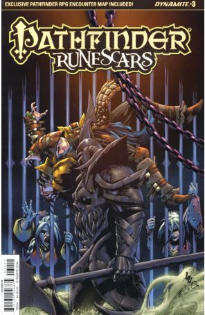 Pathfinder: Runescars 3A published by Dynamite with cover art by Jonathan Lau