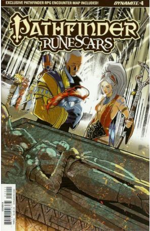 Pathfinder: Runescars 4B published by Dynamite with cover art by Pasquale Qualano