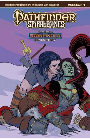Pathfinder: Spiral of Bones 1D published by Dynamite with cover art by Jen Vaughn