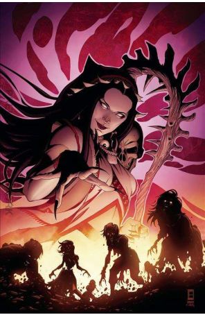 Pathfinder: Wake the Dead 2D published by Dynamite with cover art by Eman Casallos