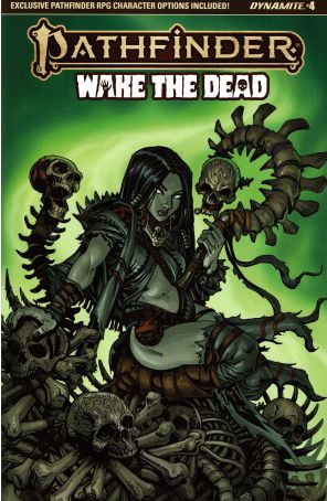 Pathfinder: Wake the Dead 4A published by Dynamite with cover art by Steve Ellis