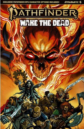 Pathfinder: Wake the Dead 5A published by Dynamite with cover art by Steve Ellis