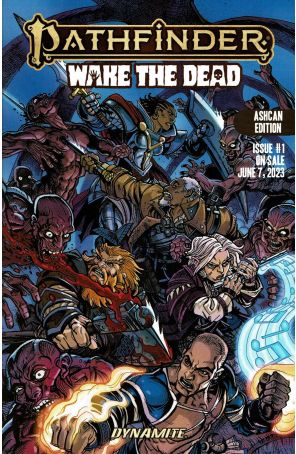 Pathfinder: Wake the Dead Ashcan 1 published by Dynamite with cover art by Steve Ellis