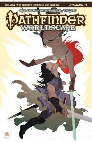 Pathfinder: Worldscape 1B published by Dynamite with cover art by Ben Caldwell
