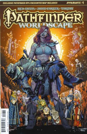 Pathfinder: Worldscape 1C published by Dynamite with cover art by Sean Izaakse