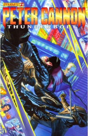 Peter Cannon: Thunderbolt (2nd Series) 2A published by Dynamite with cover art by Alex Ross
