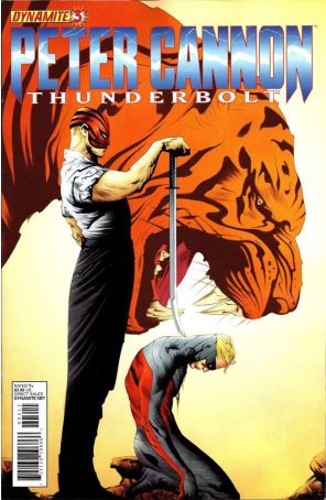 Peter Cannon: Thunderbolt (2nd Series) 3B published by Dynamite with cover art by Jae Lee