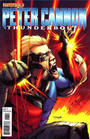 Peter Cannon: Thunderbolt (2nd Series) 4B published by Dynamite with cover art by Stephen Segovia