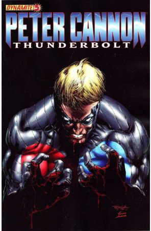 Peter Cannon: Thunderbolt (2nd Series) 5B published by Dynamite with cover art by Stephen Segovia