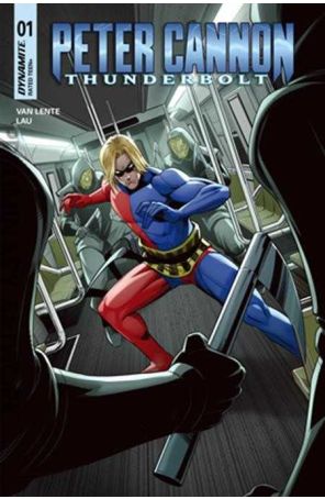 Peter Cannon: Thunderbolt (4th Series) 1A published by Dynamite with cover art by Jonathan Lau