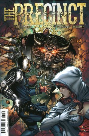 The Precinct 3A published by Dynamite with cover art by Sergio Davila