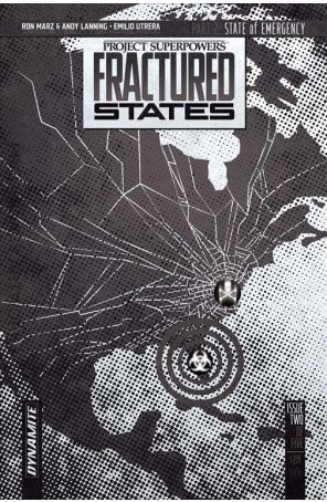 Project Superpowers Fractured States 2F published by Dynamite with cover art by Rus Wooton